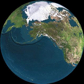 View of Aleutians